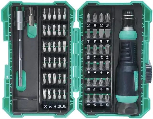 Alt view image 2 of 6 - Pros'kit SD-9857m Multifunction 57 in 1 Computer Precision Screwdriver Set Repair Tool Set Disassemble Mobile Phone