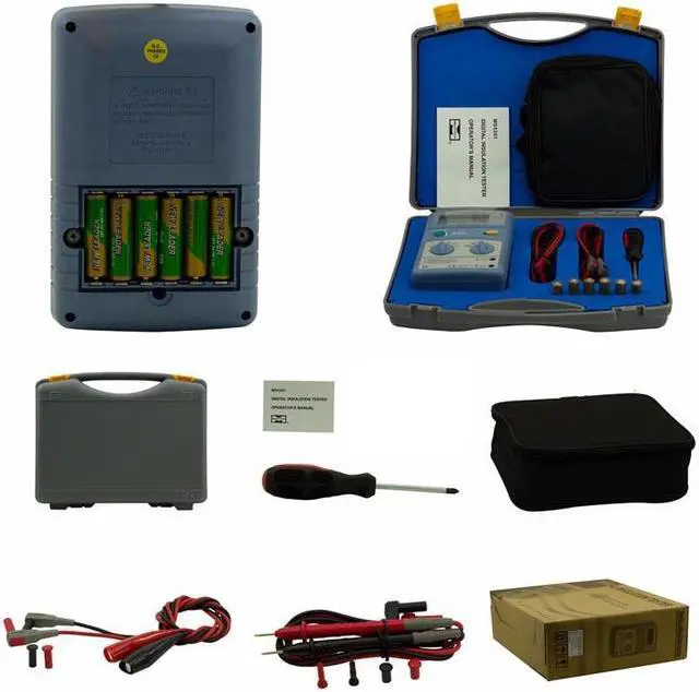 Alt view image 4 of 5 - Mastech MS5201 3" LCD Digital Mega Ohm Insulation Resistance Tester