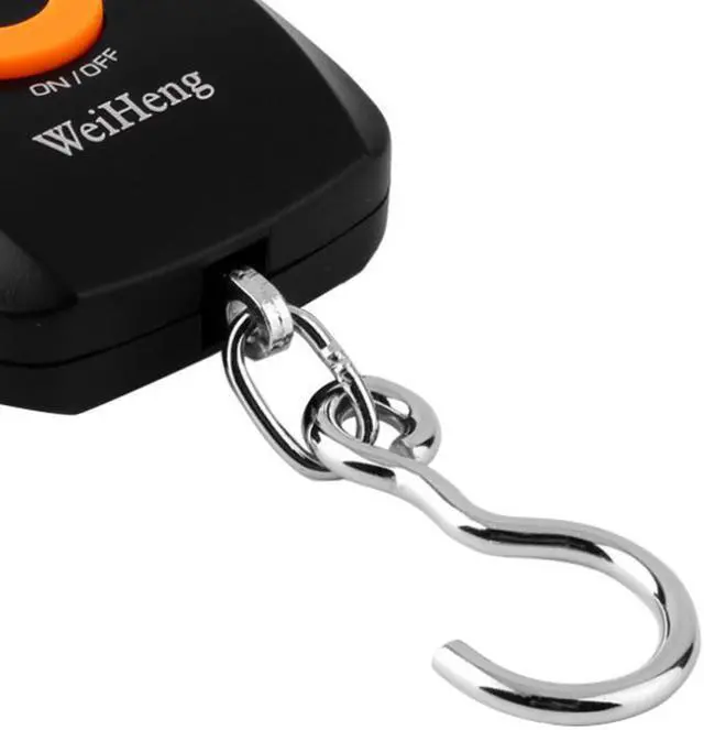 Alt view image 3 of 3 - WH-A05L LCD Portable Digital Electronic Scale Pocket 45kg/10g Luggage Hanging Fishing Hook Balance Scale Electronic lb oz kg