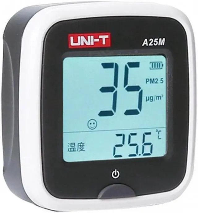 Alt view image 3 of 6 - UNI-T A25M Home PM2.5 Air Measurement Instrument - White