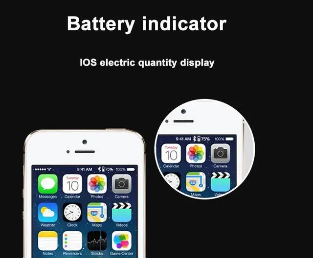 Alt view image 3 of 7 - Fineblue HF66 Headphones Bluetooth Wireless Business earphone Hands Free with Mic for Mobile Phone - Black