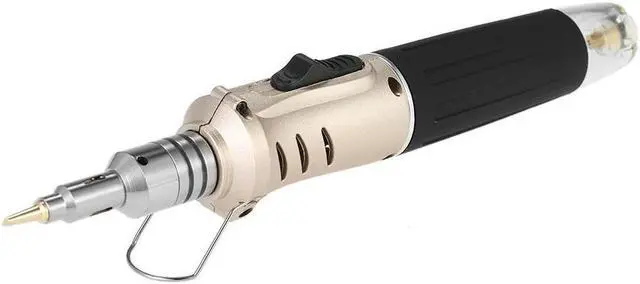 Alt view image 2 of 4 - HS-1115K Professional 10 in 1 Soldering Iron Set Butane Gas Soldering Iron Set 26ml Welding Kit Torch Welding Equipment