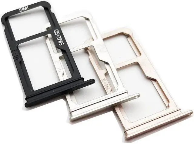 Main image of Sim Card Slot Tray Card Holder For Huawei Mate 10 Mate10 SIM Holder Slot Tray parts Sim Card Adapter - Silver