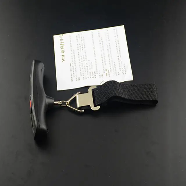 Alt view image 6 of 6 - 50kg/10g Portable LCD Digital Hanging Luggage Scale Travel Electronic Weight with Hook