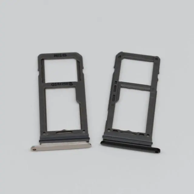 Alt view image 4 of 4 - SIM Card Slot SD Card Tray Holder Adapter Single Sim For Samsung Galaxy S8 G950F G950 - Black