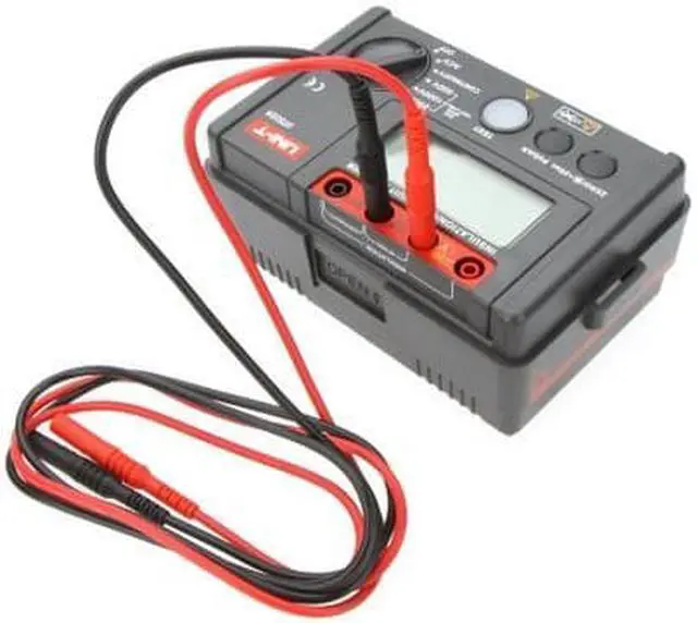 Alt view image 4 of 5 - UNI-T UT502A 2500V Insulation Resistance Tester Megohmmeter Voltmeter Continuity Tester w/LCD Backlight
