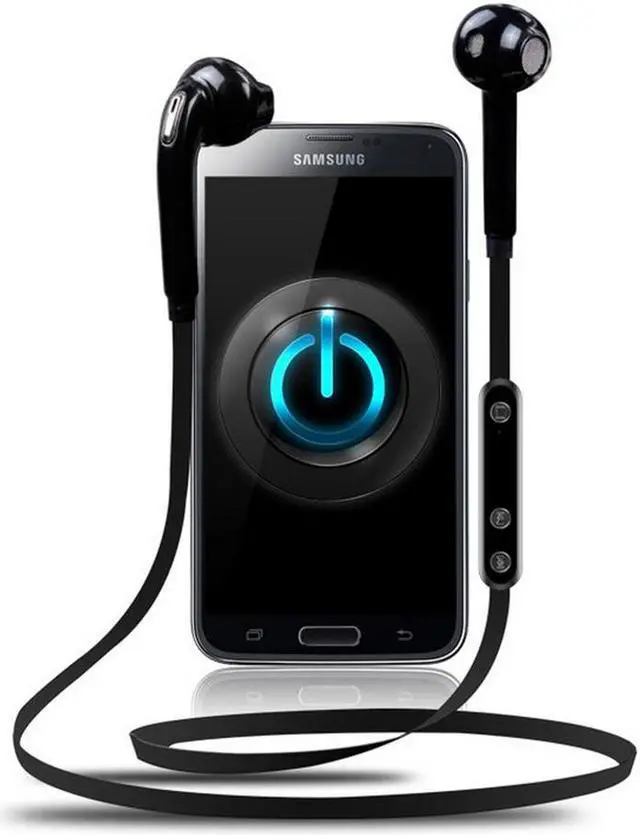 Alt view image 3 of 7 - New FineBlue FS7 Stereo Blutooth Headset Wireless Headphone Answer Call Listen Music Sport Earphone For IOS Android - Black