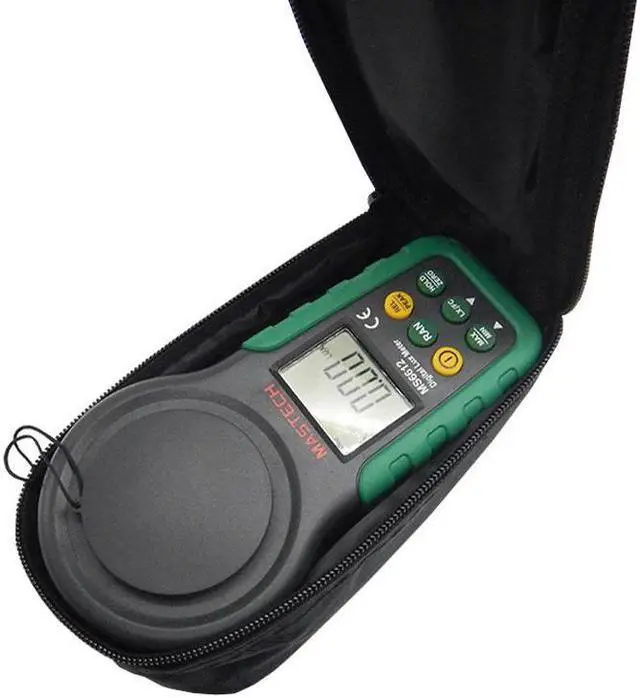 Alt view image 4 of 5 - Lux meter mastech ms6612 200,000 Lux Light Meter Test Spectra Auto Range High Precision Digital Luxmeter Illuminometer