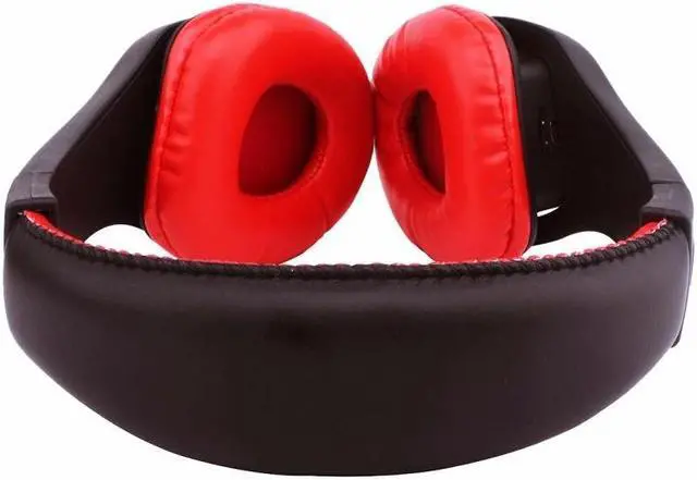 Alt view image 2 of 5 - OVLENG MX333 Wireless Bluetooth Headphone Foldable Stereo 4.1 Headset Handsfree Headband Music Player for iPhone iPad iPod - Red