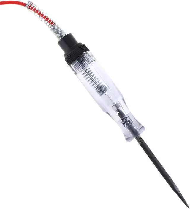 Alt view image 5 of 7 - 6V-24V Long Pen-type Electric Pen Voltage Circuit Tester with Probe And Spring Wire Light Bulb Automobile Maintenance Tools for Cars
