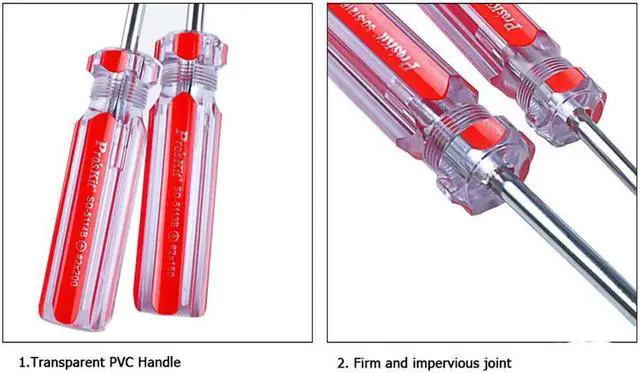 Alt view image 6 of 6 - Pro'sKit SD-5114B 2*200mm Color PVC Multi-function Magnetic Screwdriver Opening Tool Repair Tool For Iphone Laptop Cellphone Electronics