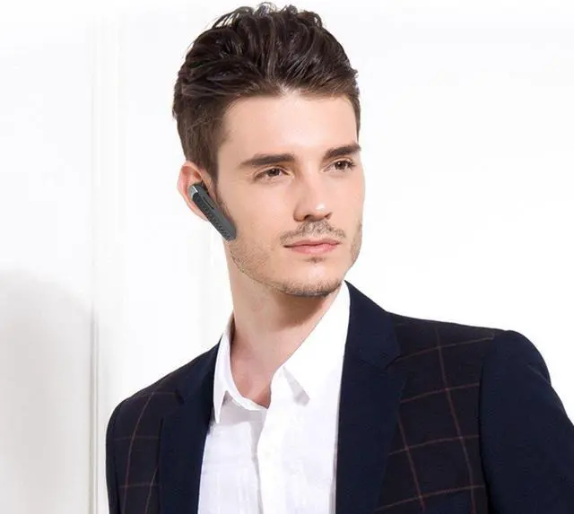 Alt view image 7 of 7 - Roman R551S Bluetooth Headset Wireless earphone Driver Bluetooth Headphone with Noise Cancelling for iPhone Samsung (Black)