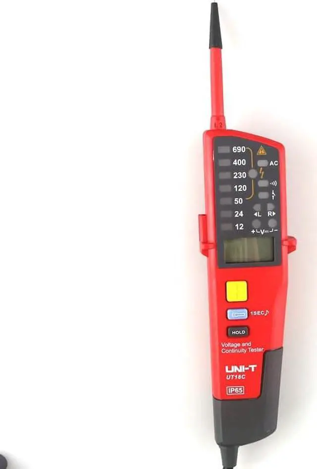 Alt view image 4 of 6 - UNI-T UT18C Voltage And Continuity Testers AC/DC Voltmeter Auto Range Non-contact Voltage Detector Pen
