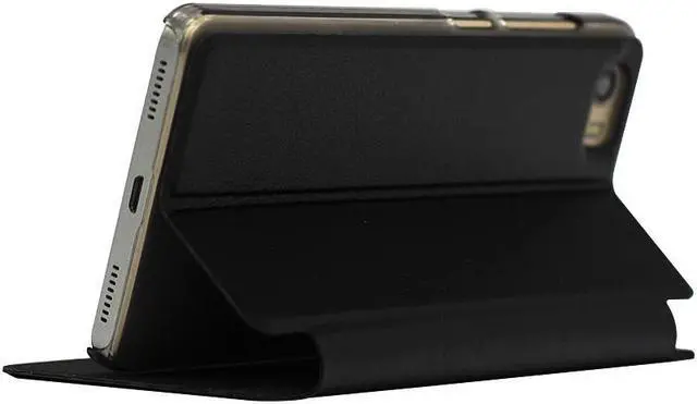 Alt view image 2 of 6 - High Quality PU Leather Case Protect Cover For BLUBOO Picasso Smartphone 5.0inch - Black