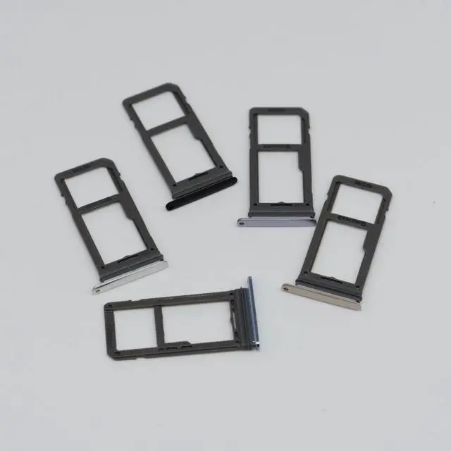 Alt view image 2 of 4 - SIM Card Slot SD Card Tray Holder Adapter Single Sim For Samsung Galaxy S8 G950F G950 - Black