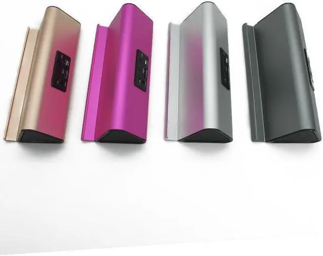 Alt view image 6 of 6 - Fineblue Wireless Bluetooth Speaker with Viewing Stand Dock cradle Hifi Enhanced Bass for SmartPhone iPad support TF Card - Gold