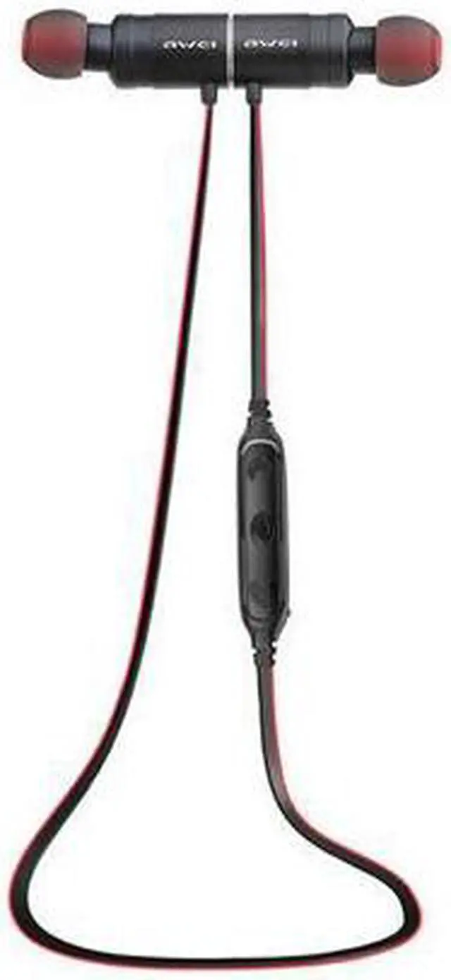 Main image of Awei AK8 IPX4 Waterproof Magic Magnet Attraction Bluetooth 4.1 Sports Earphones with Microphone For iPhone Samsung Xiaomi (Black Red)