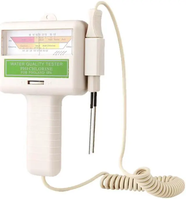 Main image of PC101 Water Quality Tester PH CL2 Chlorine Level Meter Swimming Pool Aquarium Spa Test Monitor water flow sensor float switch