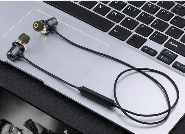 Alt view image 7 of 7 - AWEI X650BL Wireless Headphones Bluetooth headset Neckband Earpiece Casque Earphones for phones Auriculares inalambrico (Gray)