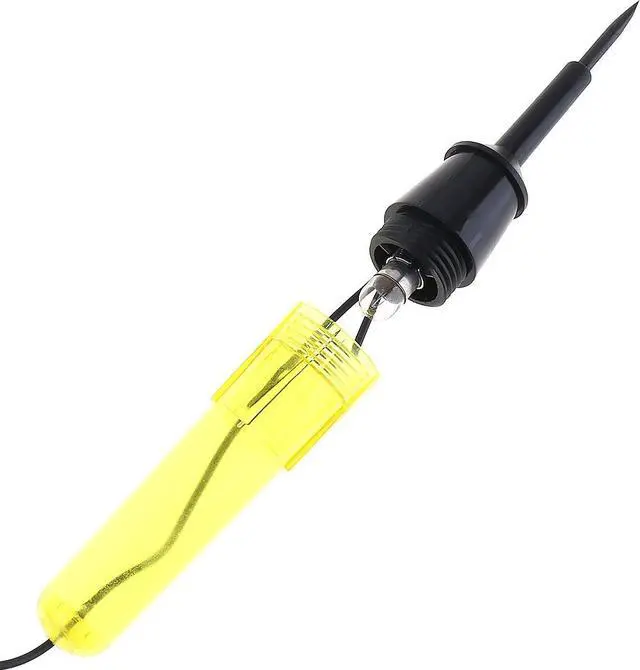 Alt view image 5 of 7 - 6V-24V Long Pen-type Electric Pen Voltage Circuit Tester with Probe And Clamp Light Bulb Automobile Maintenance Tools for Cars