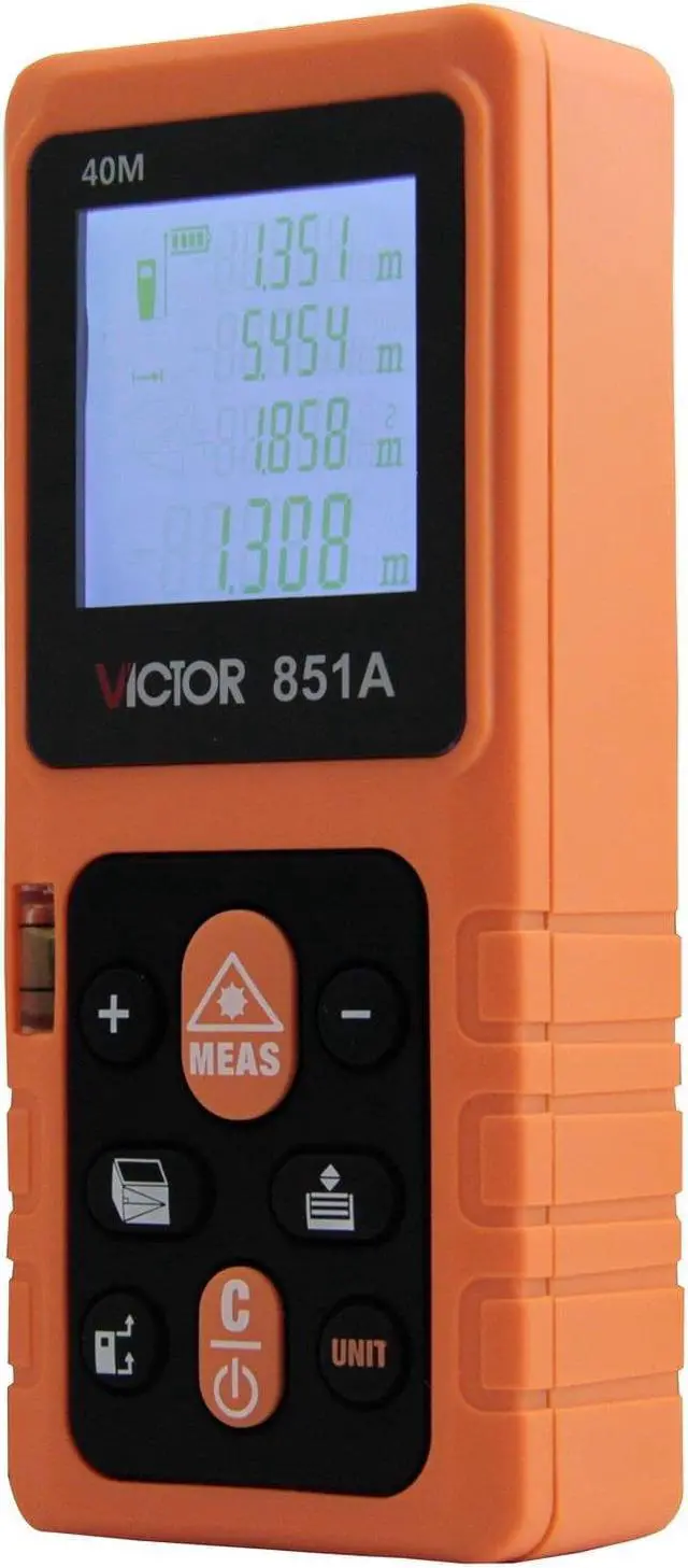 Alt view image 2 of 6 - VICTOR VC851A Digital Laser Distance Meter