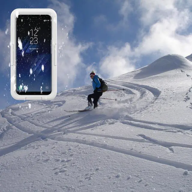 Alt view image 6 of 7 - IP-68 Waterproof Heavy Duty Hybrid Swimming Dive Case Cover For Samsung Galaxy S8 Water/Snow/Shock /Dirt Proof Phone Bag - Rose