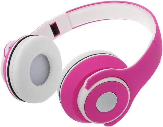 Alt view image 2 of 7 - OY5 Wireless Bluetooth Headphone Foldable Over-ear Headsets 3.5mm Wired Earphone Support TF Card Music Play FM Radio Hands-free Calling for iPhone 7 6S Plus Samsung S6 Note 6 Laptop Notebook - Pink