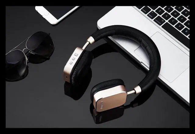 Alt view image 6 of 7 - Awei A900BL Bluetooth Headphone Wireless Headset Stereo HiFi Music Headphones Noise Reduction For Mobile Phone Tablet (Gold)