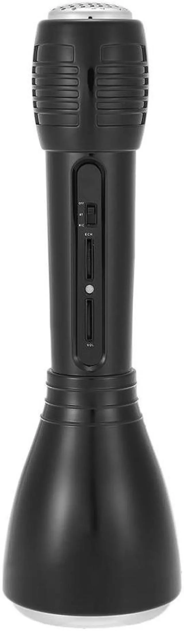 Alt view image 2 of 7 - K01 Wireless Condenser Microphone Karaoke Player Recording Singing Microphone Bluetooth Speaker for iPhone iPad Android Smart Phone PC Black