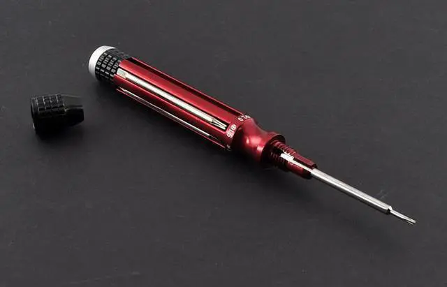Alt view image 2 of 3 - 6 in 1 Multifunctional Precise Screwdriver Set - Sizes T2 T5 T6 Phillips 1.5/2.0 Pentagram 1.2 For iPhone,iPad Blackberry, HTC - Red