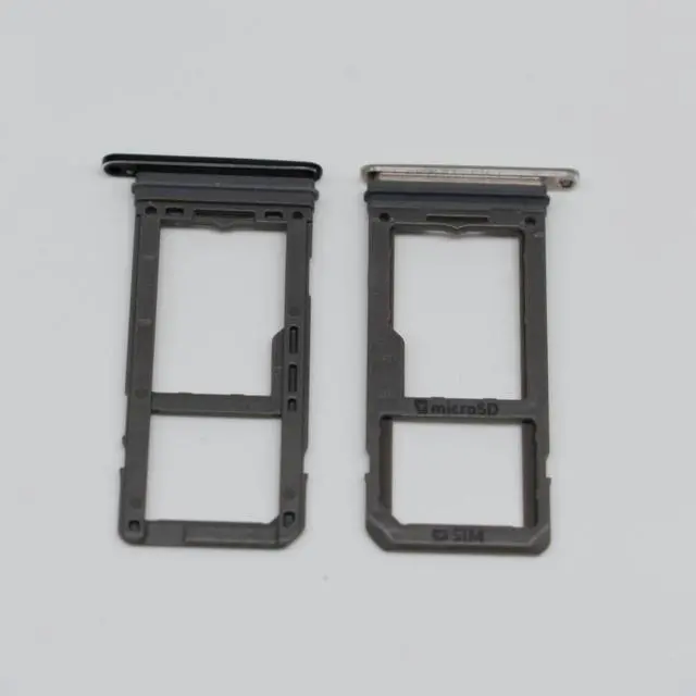 Alt view image 3 of 4 - SIM Card Slot SD Card Tray Holder Adapter Single Sim For Samsung Galaxy S8 G950F G950 - Black