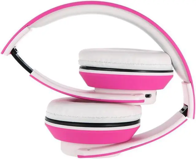 Alt view image 3 of 7 - OY5 Wireless Bluetooth Headphone Foldable Over-ear Headsets 3.5mm Wired Earphone Support TF Card Music Play FM Radio Hands-free Calling for iPhone 7 6S Plus Samsung S6 Note 6 Laptop Notebook - Pink