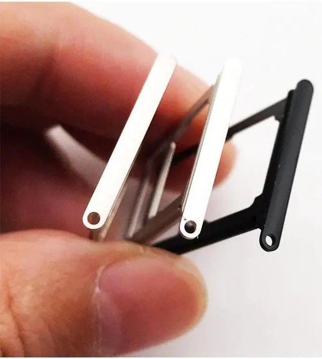 Alt view image 2 of 2 - Sim Card Slot Tray Card Holder For Huawei Mate 10 Mate10 SIM Holder Slot Tray parts Sim Card Adapter - Silver