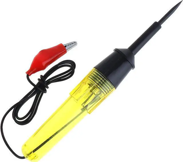 Alt view image 3 of 7 - 6V-24V Long Pen-type Electric Pen Voltage Circuit Tester with Probe And Clamp Light Bulb Automobile Maintenance Tools for Cars