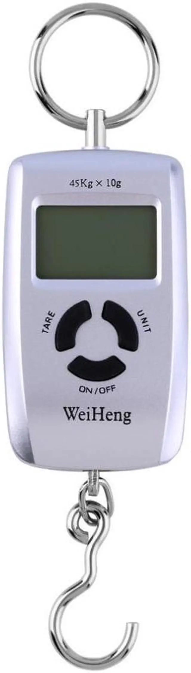Alt view image 2 of 3 - WH-A05L LCD Portable Digital Electronic Scale Pocket 45kg/10g Luggage Hanging Fishing Hook Balance Scale Electronic lb oz kg