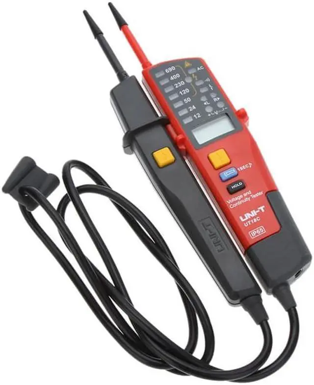 Alt view image 3 of 6 - UNI-T UT18C Voltage And Continuity Testers AC/DC Voltmeter Auto Range Non-contact Voltage Detector Pen