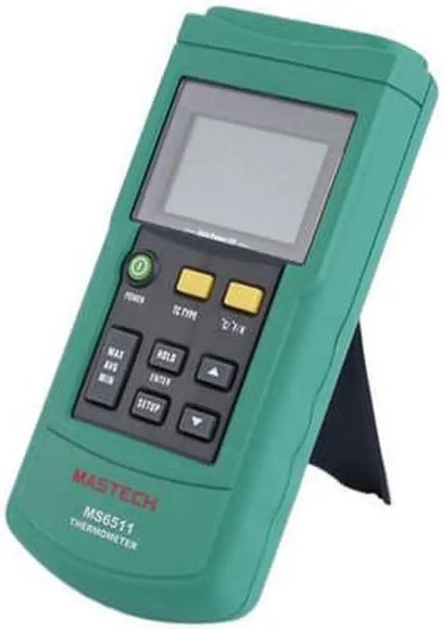 Main image of MASTECH MS6511 Digital Thermometer Single Channel K, J, T, E Thermocouple Type Temperature Meter