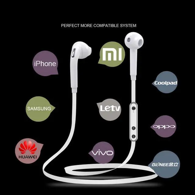Alt view image 4 of 7 - New FineBlue FS7 Stereo Blutooth Headset Wireless Headphone Answer Call Listen Music Sport Earphone For IOS Android - Black