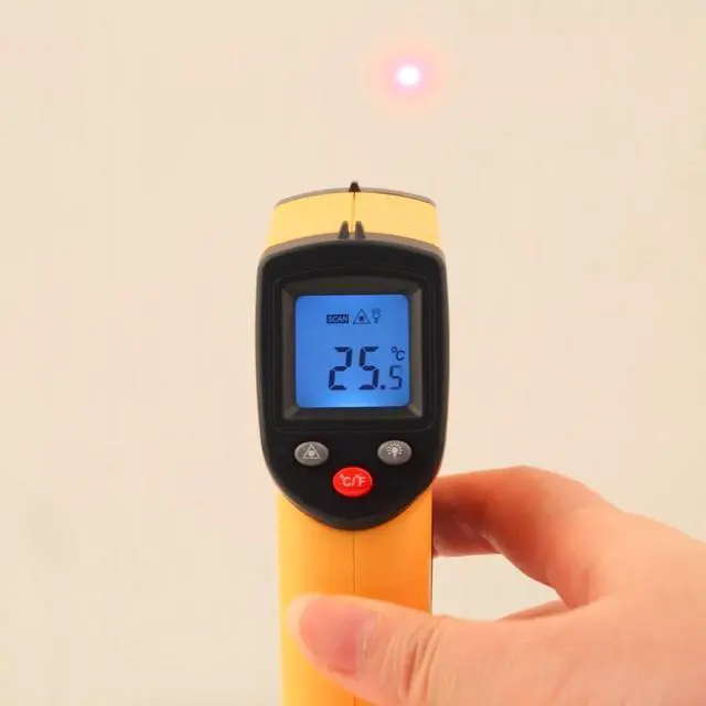 Alt view image 2 of 6 - Benetech GM320 Laser LCD Digital IR Infrared Thermometer Temperature Meter Gun Point -50~330 Degree Non-Contact Thermometer Hot