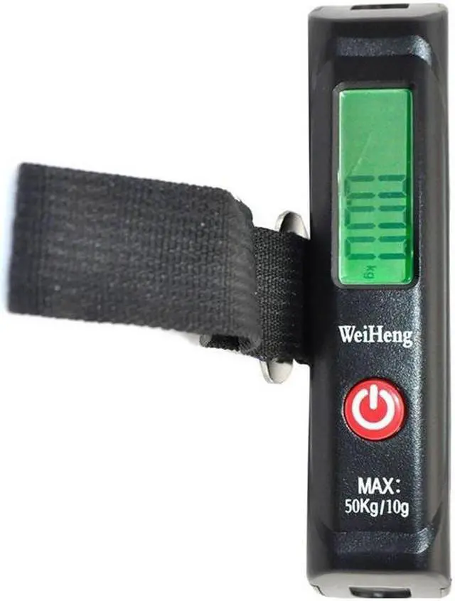 Alt view image 3 of 7 - 50kg/10g Portable LCD Digital Hanging Luggage Scale Travel Electronic Weight with String