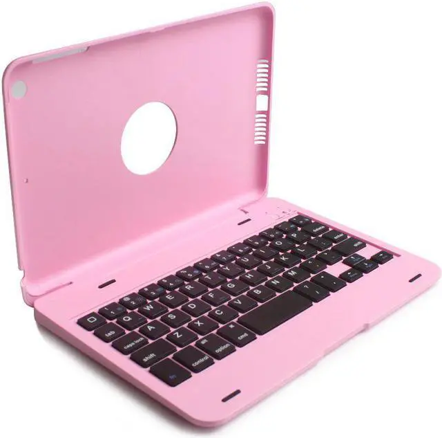 Main image of Ultra Thin Slim Folio Clamshell Lightweight Bluetooth Keyboard Stand Leather Case For iPad Mini iPad Mini 2 - Ping