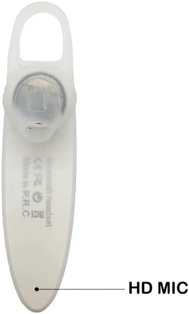 Alt view image 6 of 7 - Fineblue HF66 Headphones Bluetooth Wireless Business earphone Hands Free with Mic for Mobile Phone - White