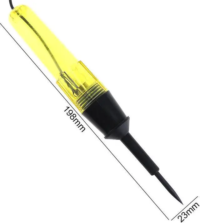 Alt view image 6 of 7 - 6V-24V Long Pen-type Electric Pen Voltage Circuit Tester with Probe And Clamp Light Bulb Automobile Maintenance Tools for Cars