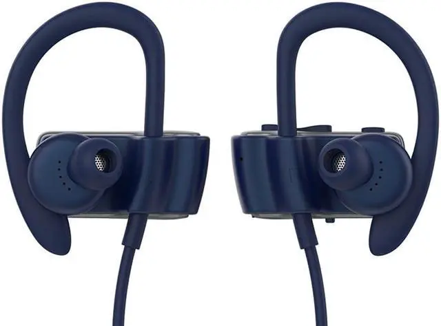 Alt view image 5 of 7 - Roman S560 Bluetooth earphones, Wireless V4.1 Sweatproof Sports Workout Earbuds for Running, Stereo Noise Cancelling Headset(Blue)