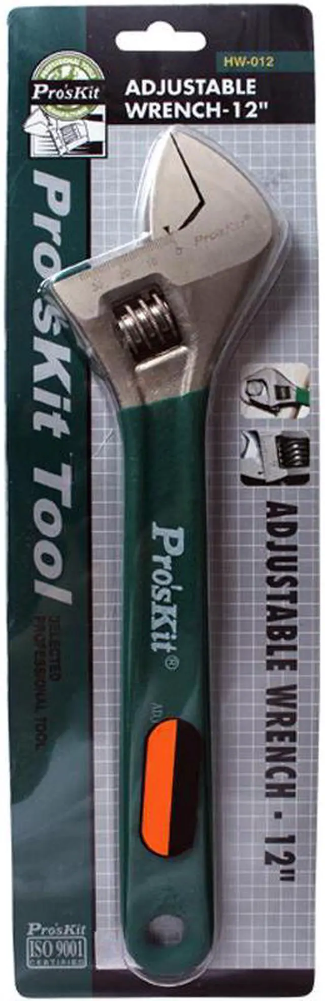 Alt view image 4 of 4 - Pro'skit HW-012 Adjustable Spanner Wrenches - 12" Multi Function Universal Spanner Repair Hand Tool Kit