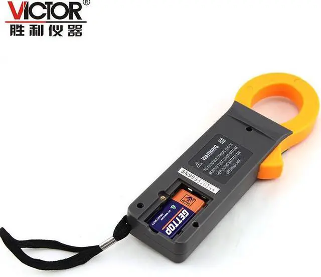 Alt view image 4 of 5 - Victor VC6056B 3 3/4 Digits 4000 Counts Manual Range Resistance Capacitance Frequency Measurement Digital Clamp Multimeter