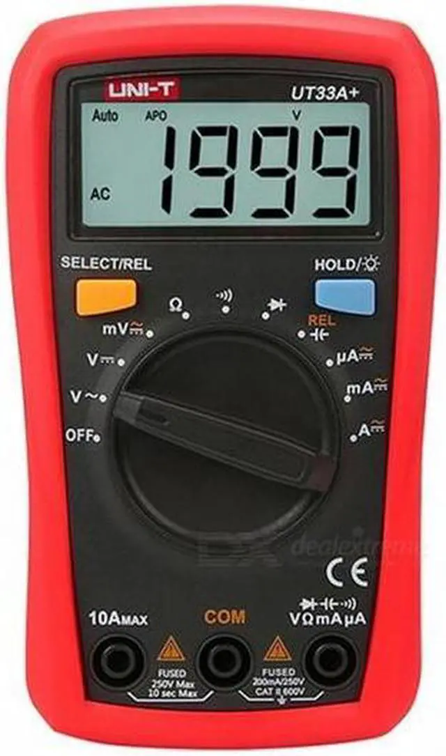 Alt view image 3 of 4 - UNI-T UT33A+ Portable Digital Multimeter