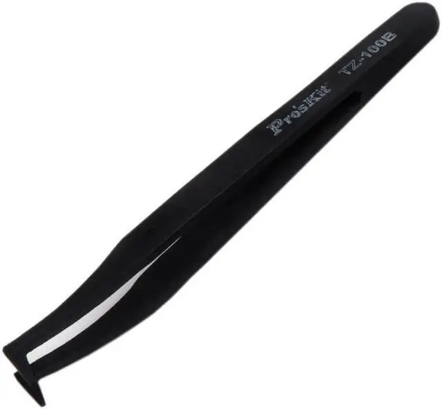 Main image of Pro'sKit TZ-100B Anti-static Fiber Flat Conductive Tweezer Anti-Static Fiber-Magnetic Non-Inductive Acid Tweezer Electronic Repair Tool