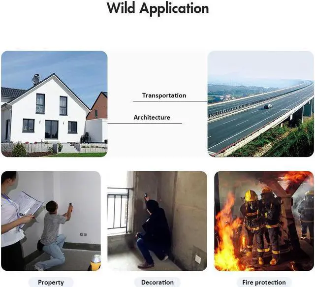 Alt view image 4 of 5 - UNI-T UT390B+ 40M Optical Laser Range finder Handheld area measure volume measure telemetre laser distance meter