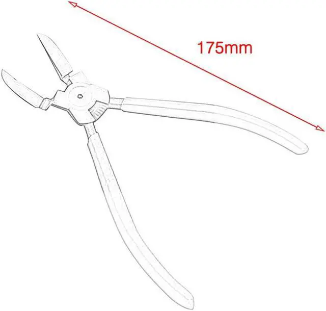 Alt view image 4 of 4 - New Pliers Precise Wire Stripper Cutter Tool Clamp Steel Cutter Plier Tool Auto Maintenance Tools Stripping